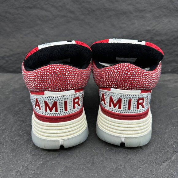 Amiri Sparkling Crystal Low-Top Sneakers - Picture 8 of 9